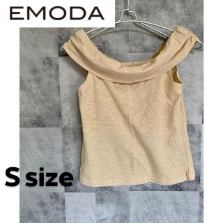 エモダ(EMODA)の【未使用品】 EMODA　オフショルダー　スリーブレス(カットソー(半袖/袖なし))