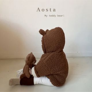 AOSTA┊︎bear jaket┊︎S(80size)┆アオスタ┆ジャケット(ジャケット/コート)