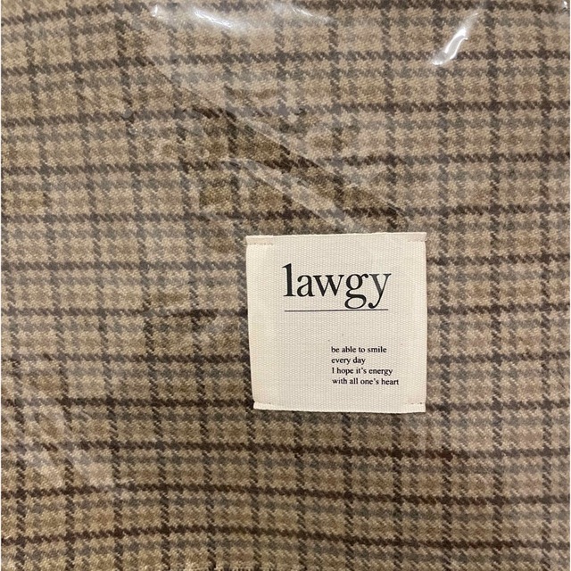 lawgy houndstooth compact muffler レディースのファッション小物(マフラー/ショール)の商品写真