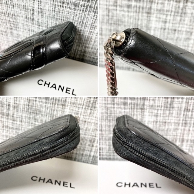 CHANEL(シャネル)の専用 シャネル 長財布 カンボン ラムスキン ブラック オーガナイザー レディースのファッション小物(財布)の商品写真
