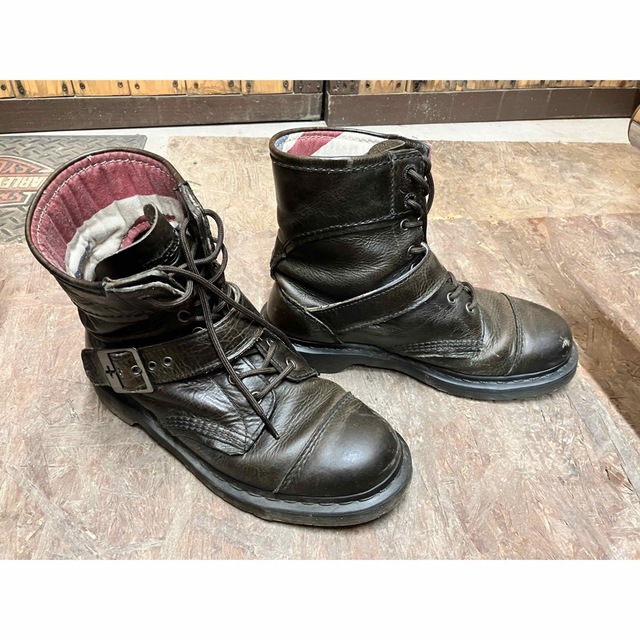 Dr.Martens(ドクターマーチン)のドクターマーチン　ブーツ　グレー系　UK8　26.5cm程度 メンズの靴/シューズ(ブーツ)の商品写真