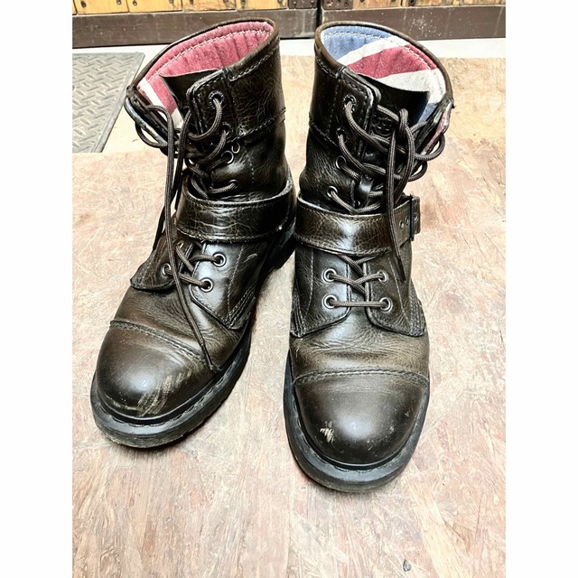 Dr.Martens(ドクターマーチン)のドクターマーチン　ブーツ　グレー系　UK8　26.5cm程度 メンズの靴/シューズ(ブーツ)の商品写真