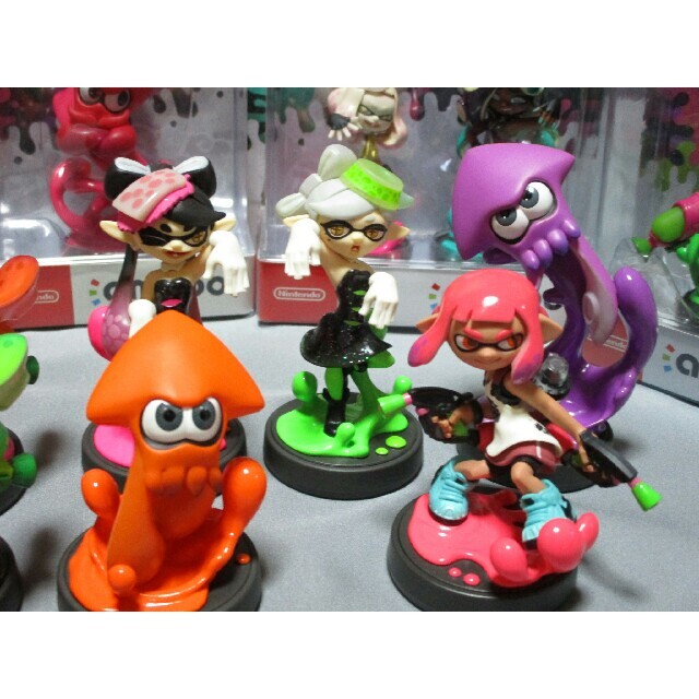 Nintendo Switch - アミーボ amiibo スプラトゥーン 16体セットの通販