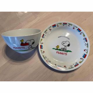 スヌーピー(SNOOPY)のSNOOPY スヌーピー 非売品 平皿  ボウルスープ 食器セット プレート(食器)