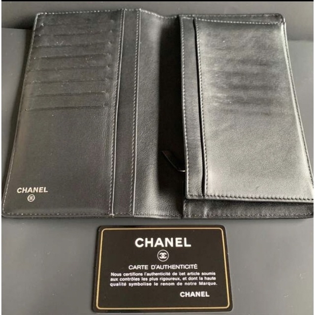 【シャネル】CHANEL 正規品　長財布　ココマークキャビアスキン