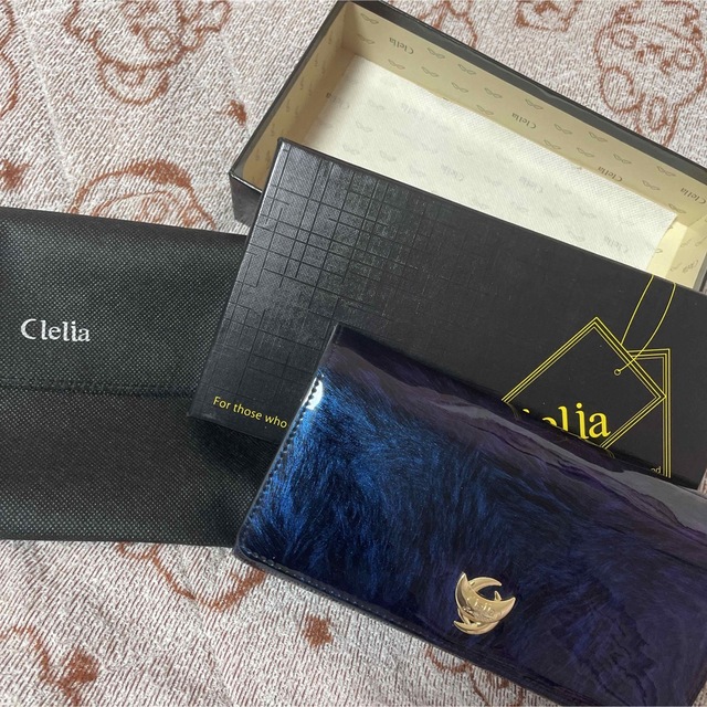 clear(クリア)のClelia（クレリア）エナメル長財布 レディースのファッション小物(財布)の商品写真