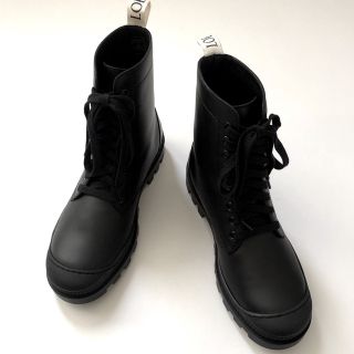 新品/40 正規品 LOEWE ロエベ コンバットブーツ ブーツ ブラック 黒