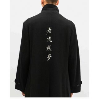 ヨウジヤマモト(Yohji Yamamoto)のヨウジヤマモト老虎残夢コート(ステンカラーコート)