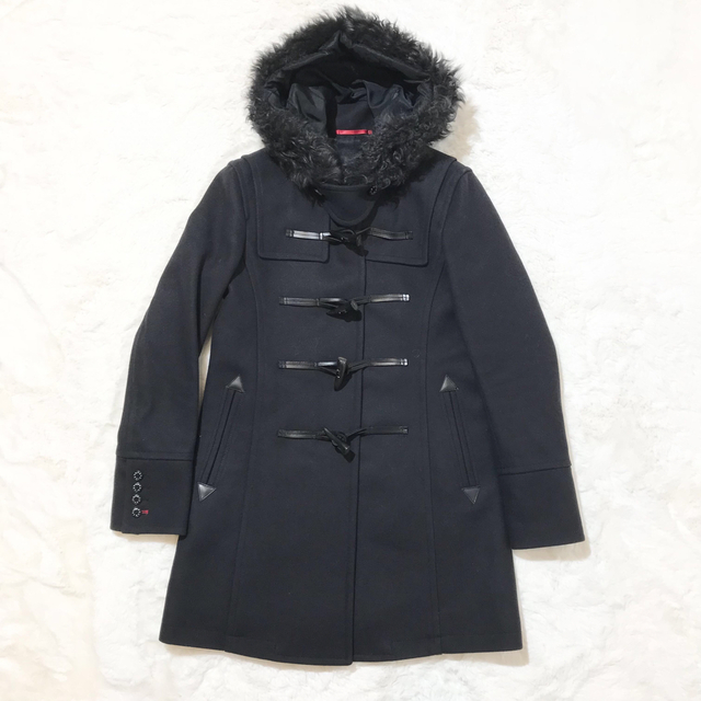未使用級】ラブレス カルガンラム ダッフルコート シープファー