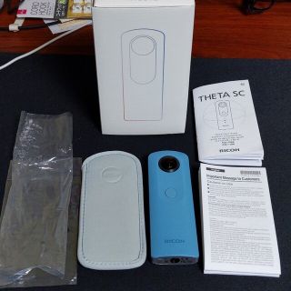 リコー(RICOH)のリコー THETA(シータ) SC ブルー(コンパクトデジタルカメラ)