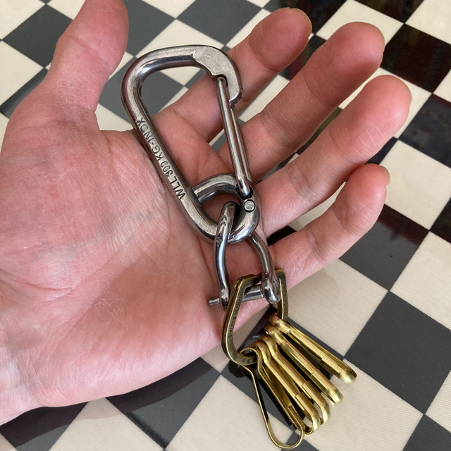 WICHARD カラビナ&シャックル使用 キーホルダー!新品未使用