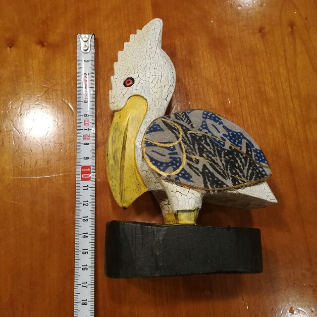 ✨wood carved bird figurine 木彫りの鳥の置物