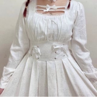 Ank Rouge - Ank Rouge 最新 新品 ジャガードプリーツワンピース