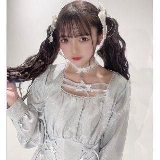 Ank Rouge - Ank Rouge 最新 新品 ジャガードプリーツワンピース