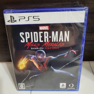 マーベル(MARVEL)の【新品未使用、未開封品】PS5ソフト スパイダーマン マイルズ・モラレス(家庭用ゲームソフト)