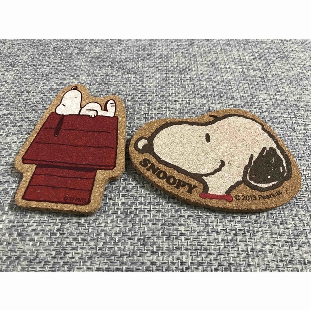 SNOOPY(スヌーピー)のスヌーピー　コースター　2個セット　SNOOPY インテリア/住まい/日用品のキッチン/食器(テーブル用品)の商品写真