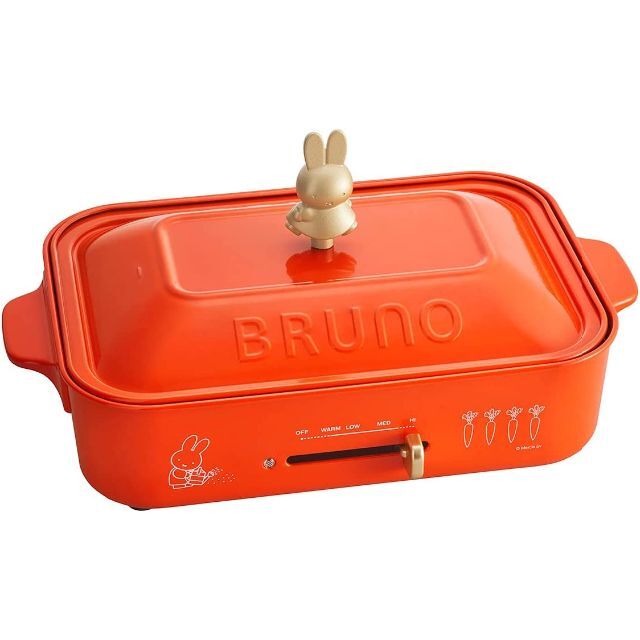 BRUNO(ブルーノ)の新品！ブルーノ/BRUNO ミッフィー コンパクトホットプレート miffy スマホ/家電/カメラの調理家電(ホットプレート)の商品写真