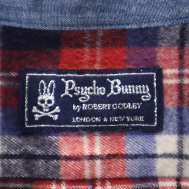 Psycho Bunny   サイコバニー 日本製 チェック柄 ワンポイント刺繍