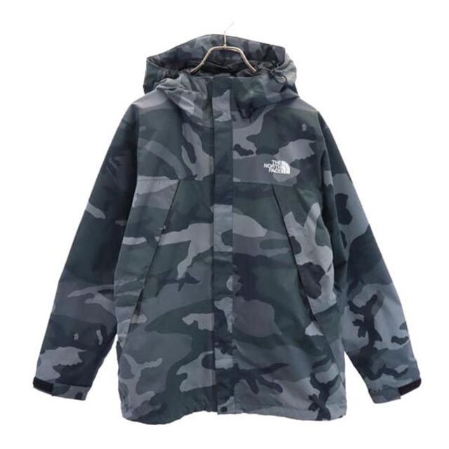 ザノースフェイス NP61525 ノベルティースクープ カモフラ柄 ナイロンジャケット M グレー系 THE NORTH FACE 裏メッシュ地 メンズ   【221229】