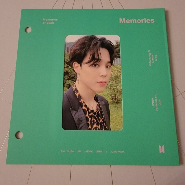 JIMIN BTS Memories 2020 Blu-ray トレカ フォト エンタメ/ホビーのタレントグッズ(ミュージシャン)の商品写真