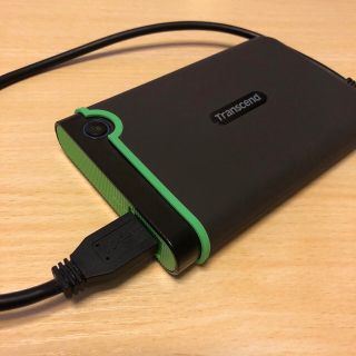 Transcend USB3.0 ハードディスク　1TB(PC周辺機器)