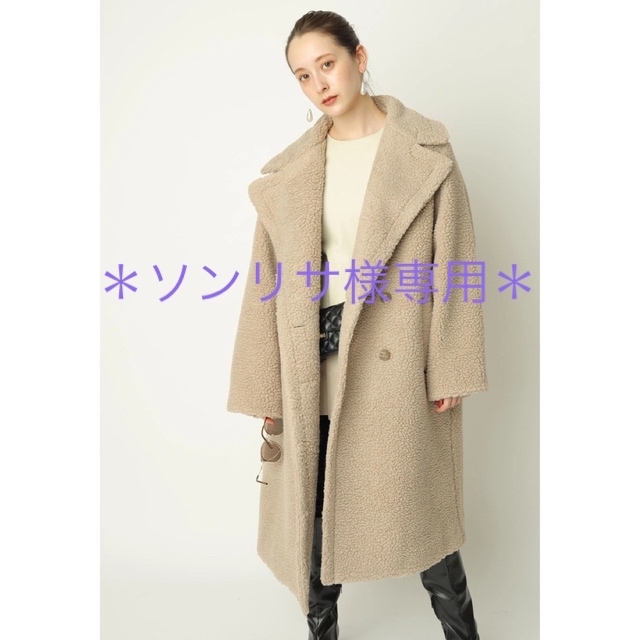 Apuweiser-riche(アプワイザーリッシェ)のArpege story♡ボアコート レディースのジャケット/アウター(ロングコート)の商品写真