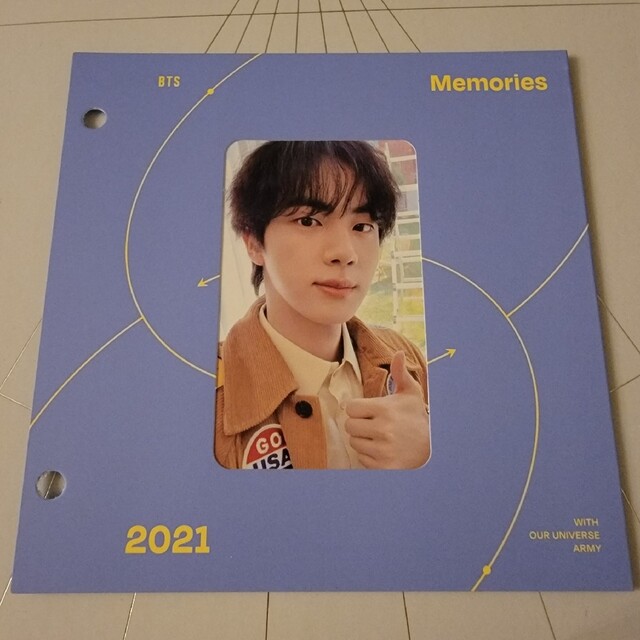 JIN BTS Memories 2021 Blu-ray トレカ フォト エンタメ/ホビーのトレーディングカード(その他)の商品写真