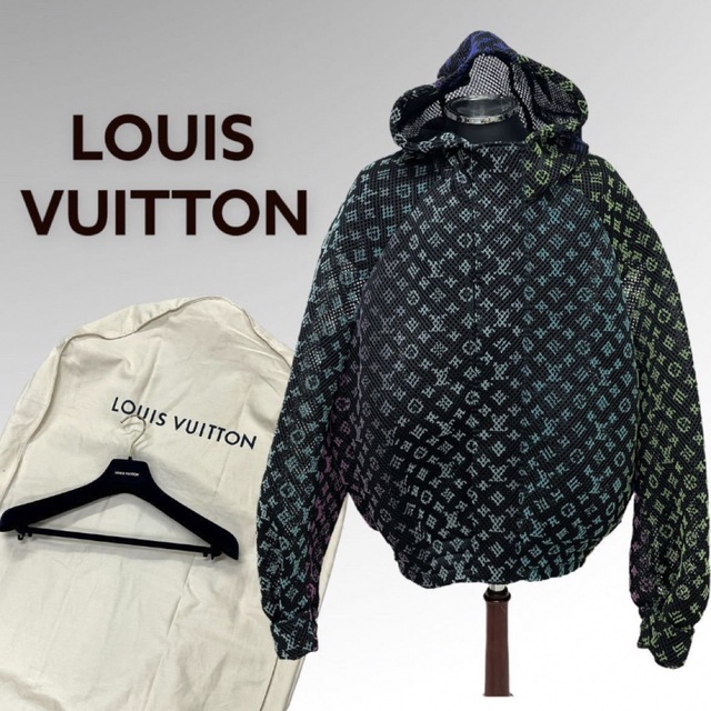 即日発送】 LOUIS VUITTON 22SSモノグラムメッシュブルゾン ルイ