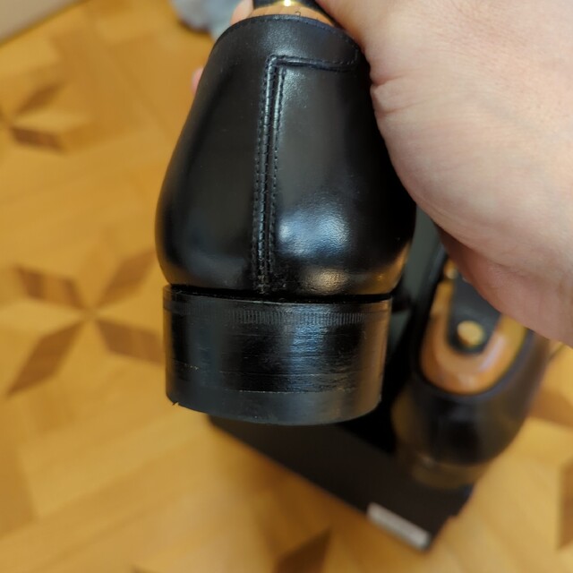 三陽山長 ビジネスシューズ 黒 ストレートチップ 6.5 美品 友之介