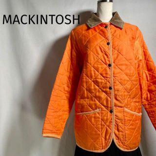 マッキントッシュ(MACKINTOSH)のスコットランド製 マッキントッシュ キルティングジャケット オレンジ  34(ブルゾン)