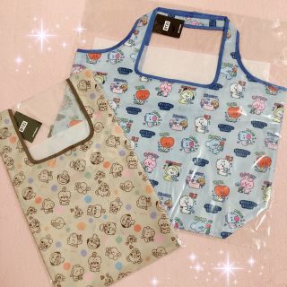 ビーティーイシビル(BT21)の☆BT21☆肩掛けエコバッグ＆広マチエコバッグ☆2点セット③☆新品(キャラクターグッズ)