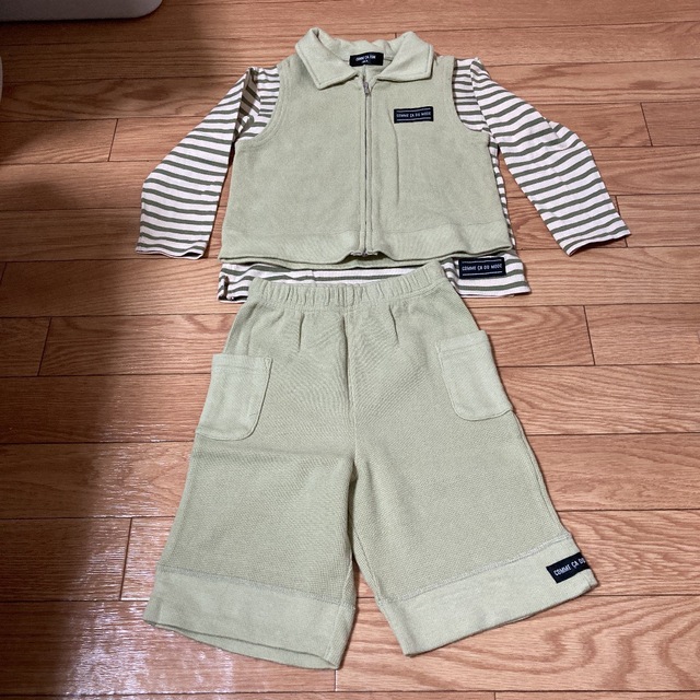 COMME CA ISM(コムサイズム)のコムサイズム　セットアップ キッズ/ベビー/マタニティのキッズ服男の子用(90cm~)(Tシャツ/カットソー)の商品写真