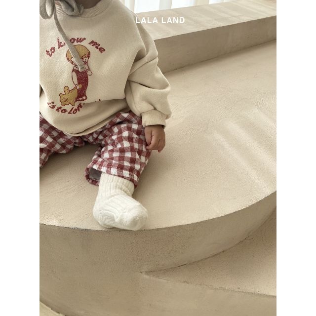 lalaland 70cm 裏起毛 ベビー トレーナー 韓国子供服 赤ちゃん キッズ/ベビー/マタニティのベビー服(~85cm)(トレーナー)の商品写真