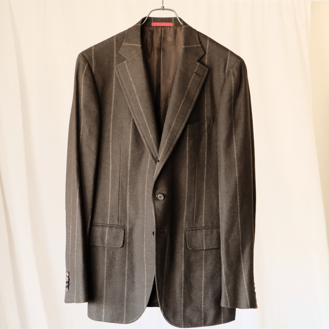 ISAIA - 美品ISAIAイザイア カシミア混チョークストライプジャケット