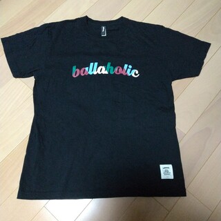 ボーラホリック(ballaholic)のballaholic カラフルロゴTシャツ(黒)(バスケットボール)