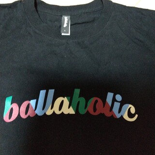 ballaholic カラフルロゴTシャツ(黒)