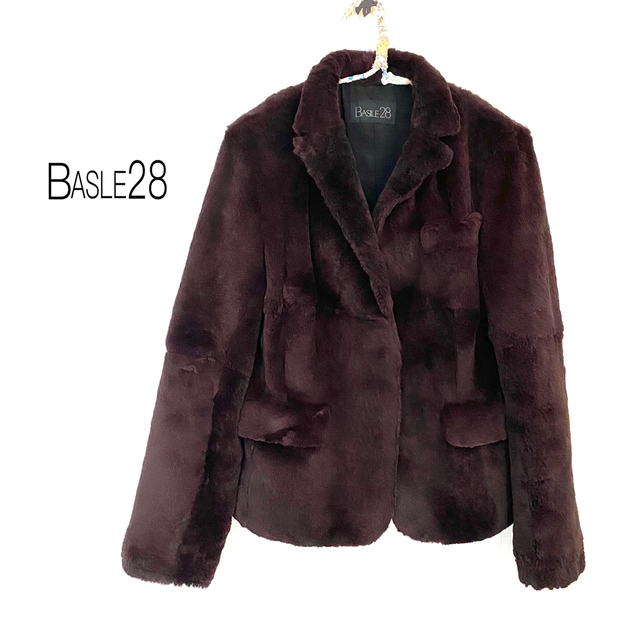 BASILE28（バジーレ28）ジャケット 毛皮 ラビット 上着 コート