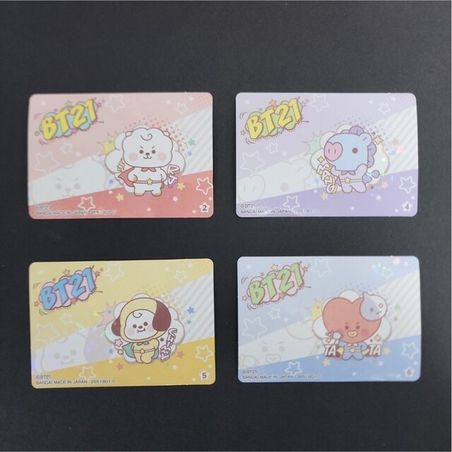 BT21(ビーティーイシビル)のBTS BT21 アイスバー ステッカー ★4種 ② エンタメ/ホビーのタレントグッズ(アイドルグッズ)の商品写真