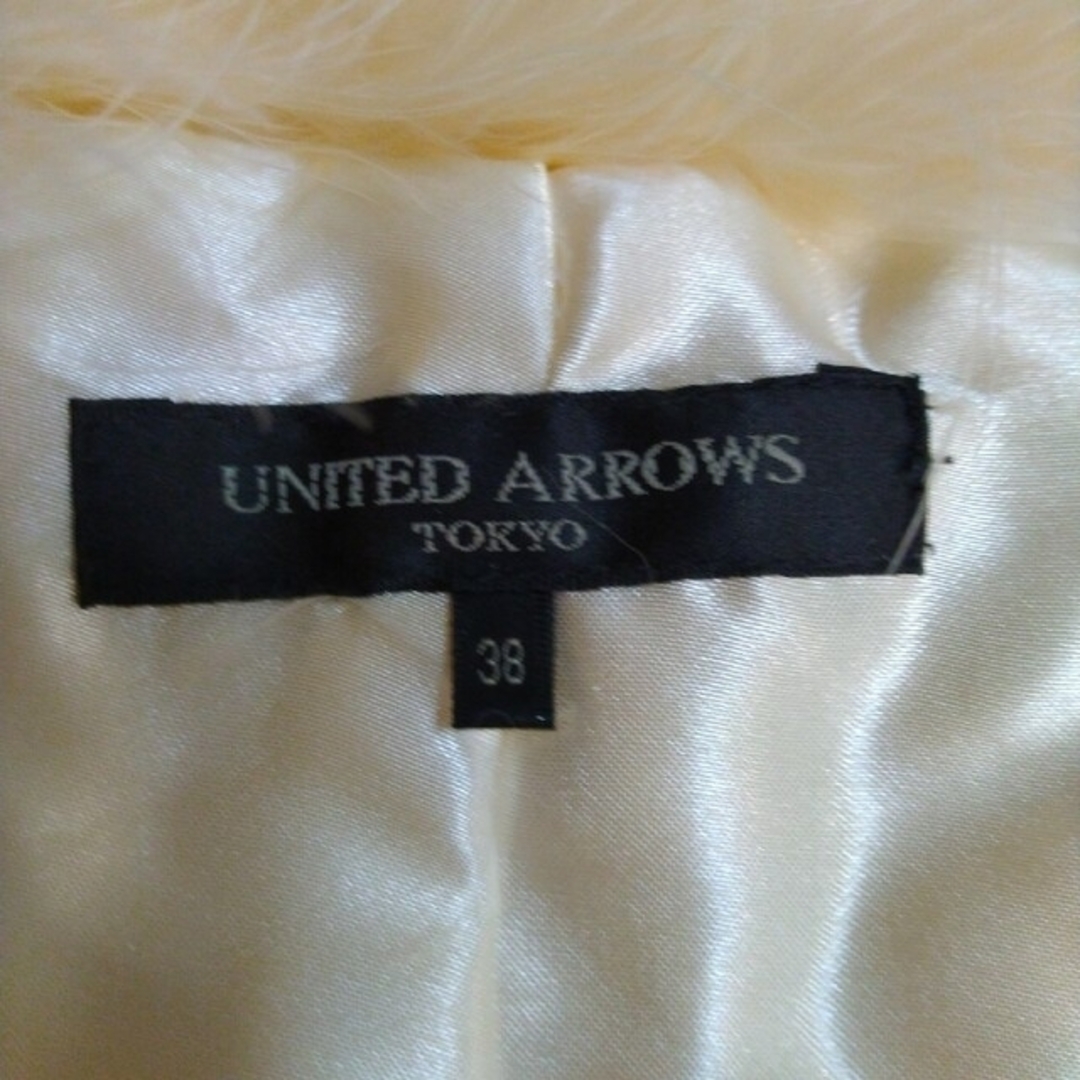 UNITED ARROWS(ユナイテッドアローズ)のユナイテッドアローズ ファーオフホワイト レディースのファッション小物(マフラー/ショール)の商品写真