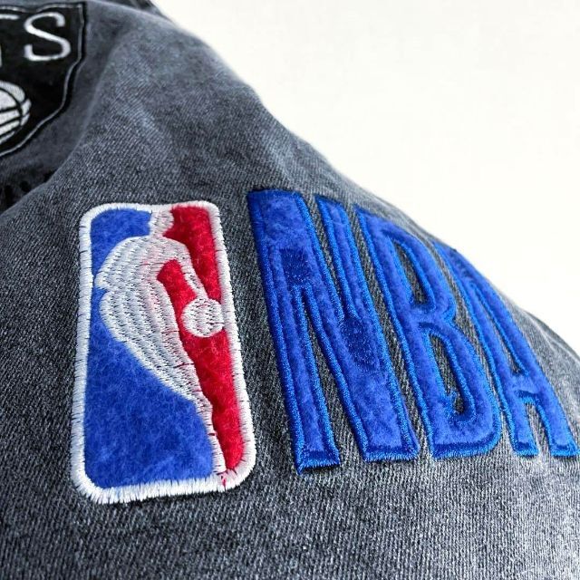 激安店舗 【新品☆即完売☆別注モデル】NBAチームワッペン刺繍 デニム