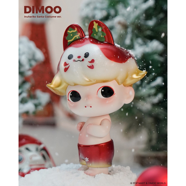 【新品未使用】DIMOO 犬張子サンタコスチューム クリスマス限定商品