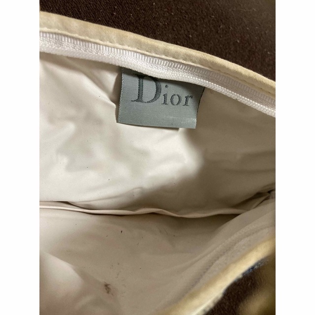 Christian Dior(クリスチャンディオール)の確実正規品Christianブルートロッターパイル地メイクポーチ レディースのファッション小物(ポーチ)の商品写真