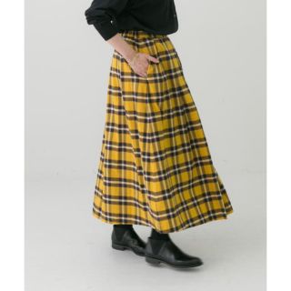 かぐれ - 《新品》かぐれ💕オーガニックチェックタックスカート