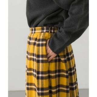 かぐれ - 《新品》かぐれ💕オーガニックチェックタックスカート