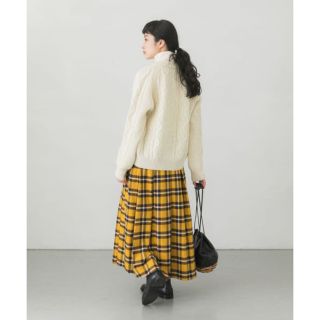 かぐれ - 《新品》かぐれ💕オーガニックチェックタックスカート
