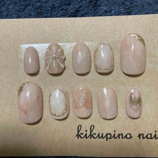 ニュアンスネイル【現品】044 コスメ/美容のネイル(つけ爪/ネイルチップ)の商品写真