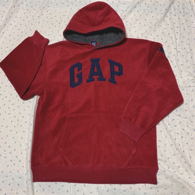 GAP(ギャップ)のヴィンテージ  OLD GAP ロゴ　フリースパーカー キッズXXLサイズ レディースのトップス(パーカー)の商品写真