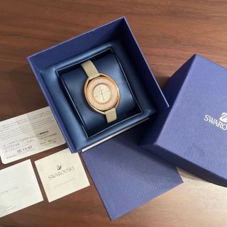 SWAROVSKI - スワロフスキー 時計 クリスタリン オーバル ローズ