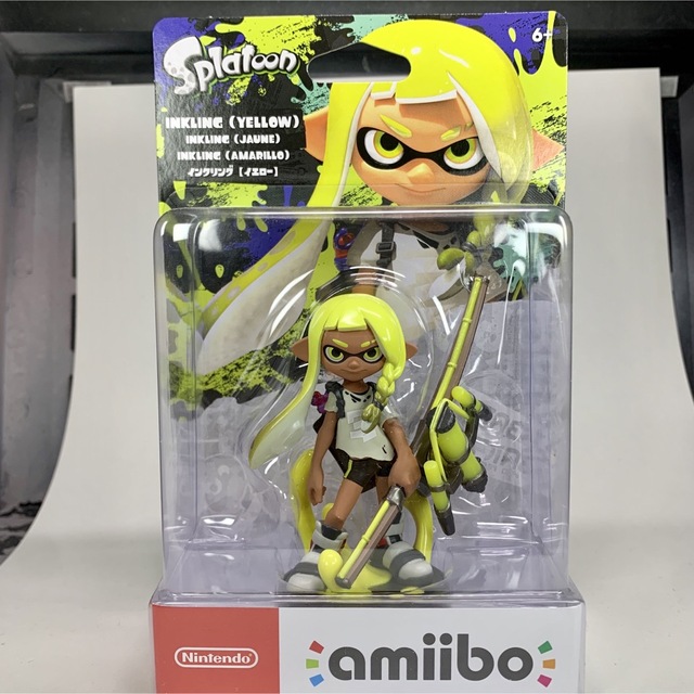 amiibo インクリング イエロー　スプラトゥーン3 エンタメ/ホビーのフィギュア(ゲームキャラクター)の商品写真