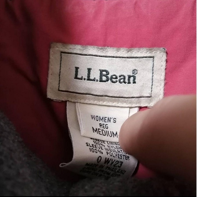 L.L.Bean(エルエルビーン)の80s L.L.Bean ヴィンテージ 中綿入り ナイロンジャケット USA古着 レディースのジャケット/アウター(ブルゾン)の商品写真